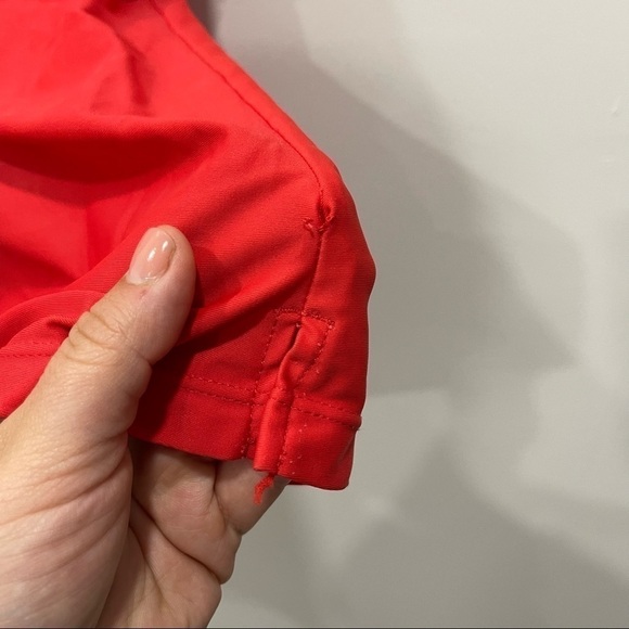 Athleta Cozumel Twist Back Tankini Swim Top in Saffron Red Medium - Picture 4 of 8